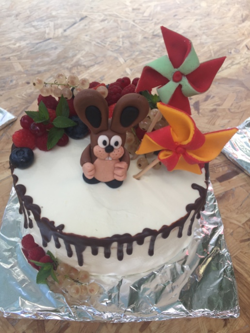 Dětský narozeninový dort ze skupiny Krtek a jeho kamarádi